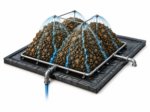 Copper/Gold Heap Leaching Process and Infographic