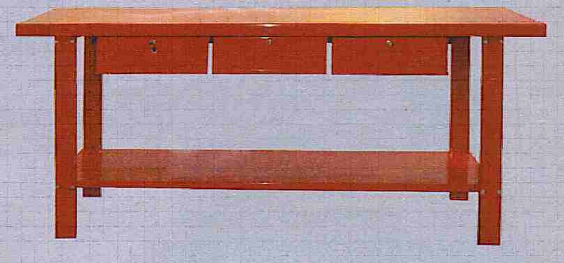 Industrial Steel Workbench