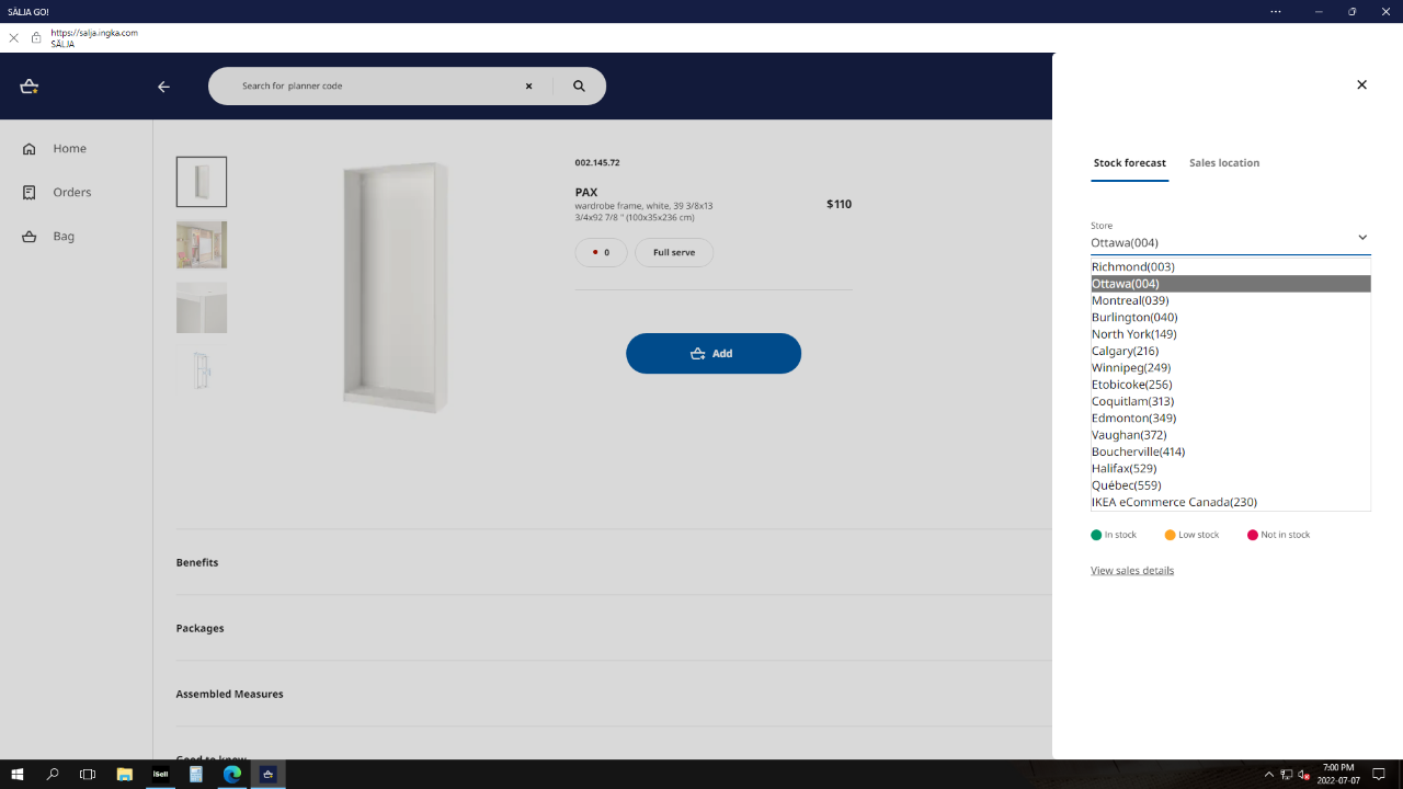 store stock availability content media