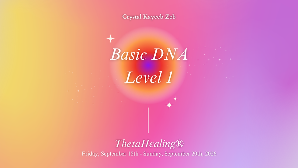 Basic DNA, ThetaHealing® Class - Sept 18-20