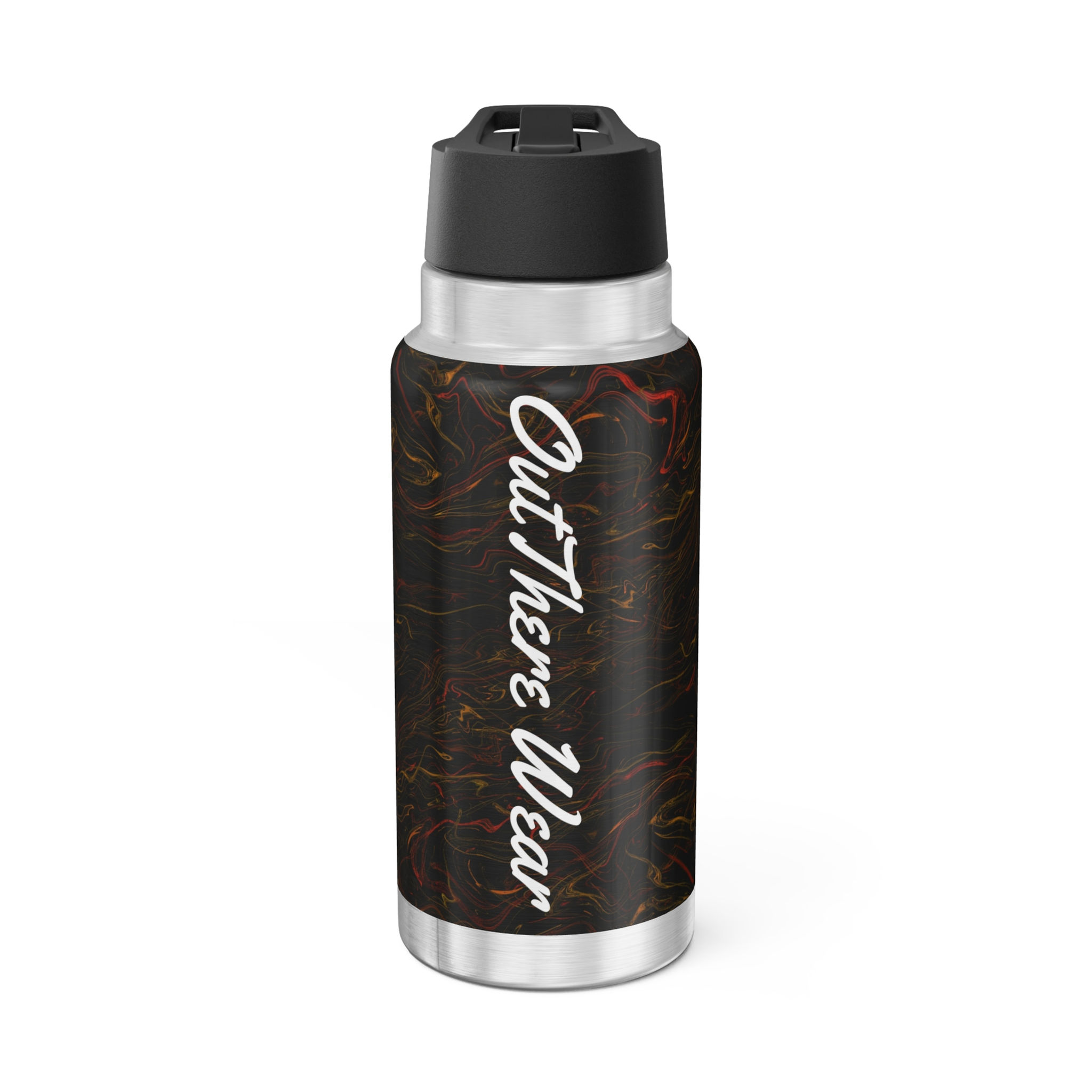 OutThere Wear Gator Insulated Tumbler - 32oz - Coal & Fire