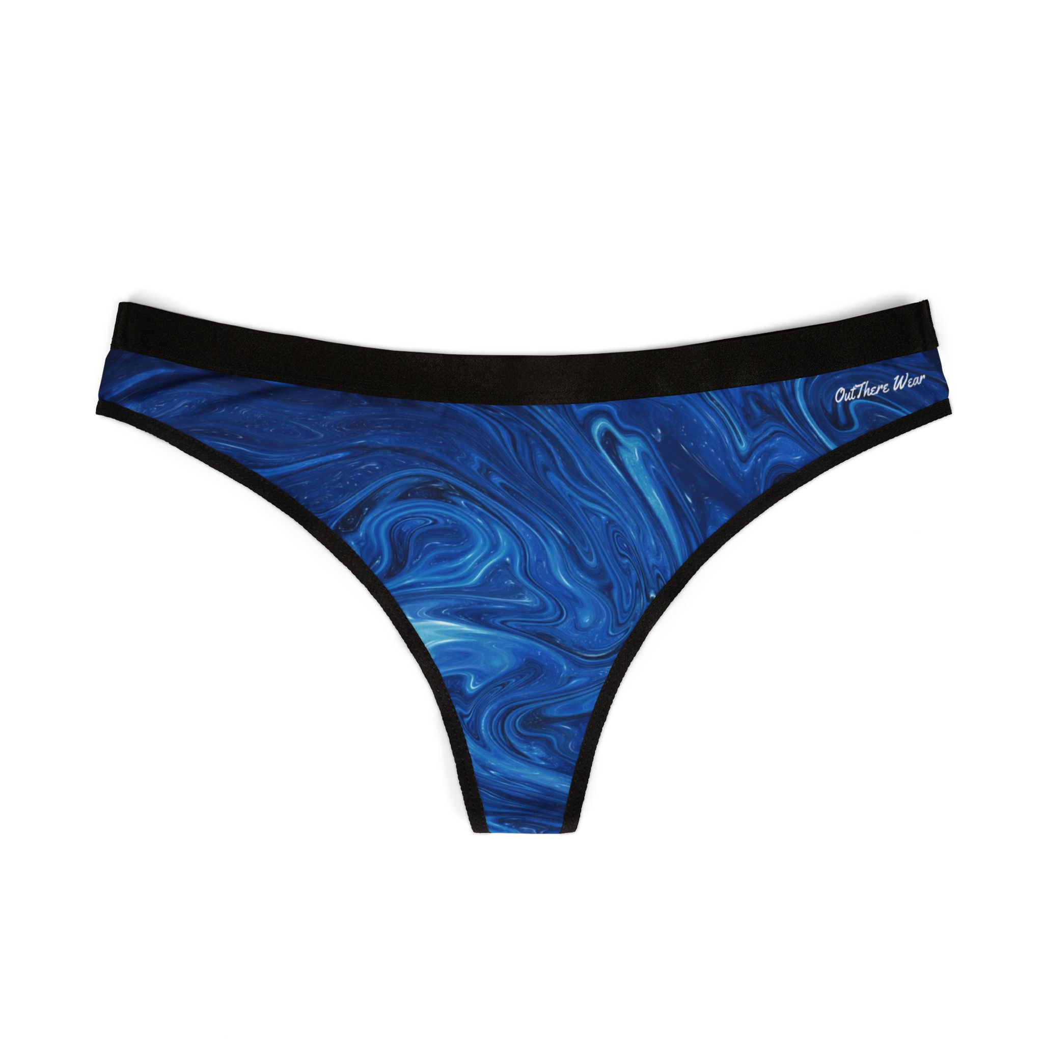Performance Women's Underwear - Thong - Ocean Swirl