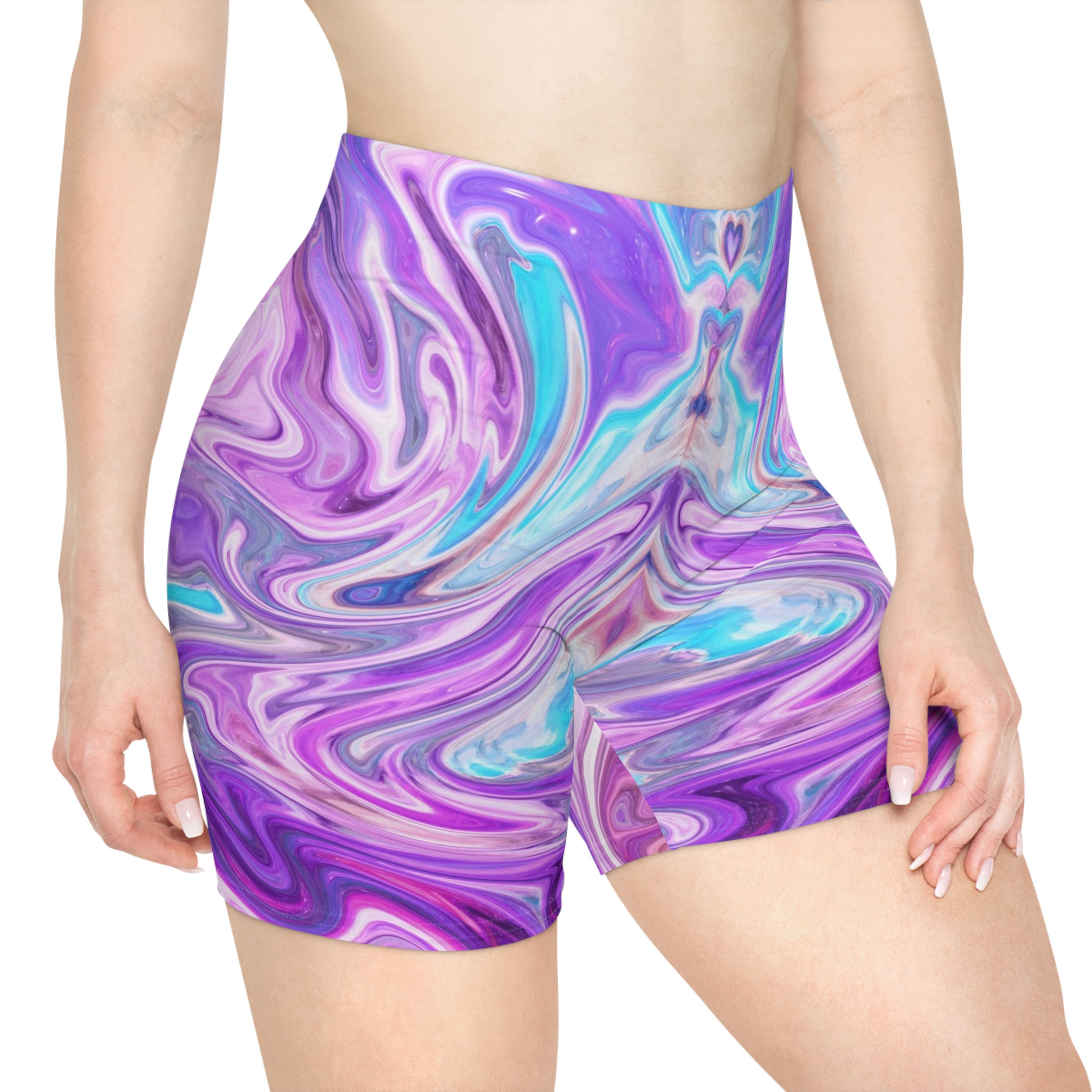Women's Biker Shorts - Cotton Candy