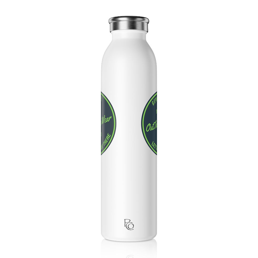 OutThere Wear Slim Water Bottle - Logo