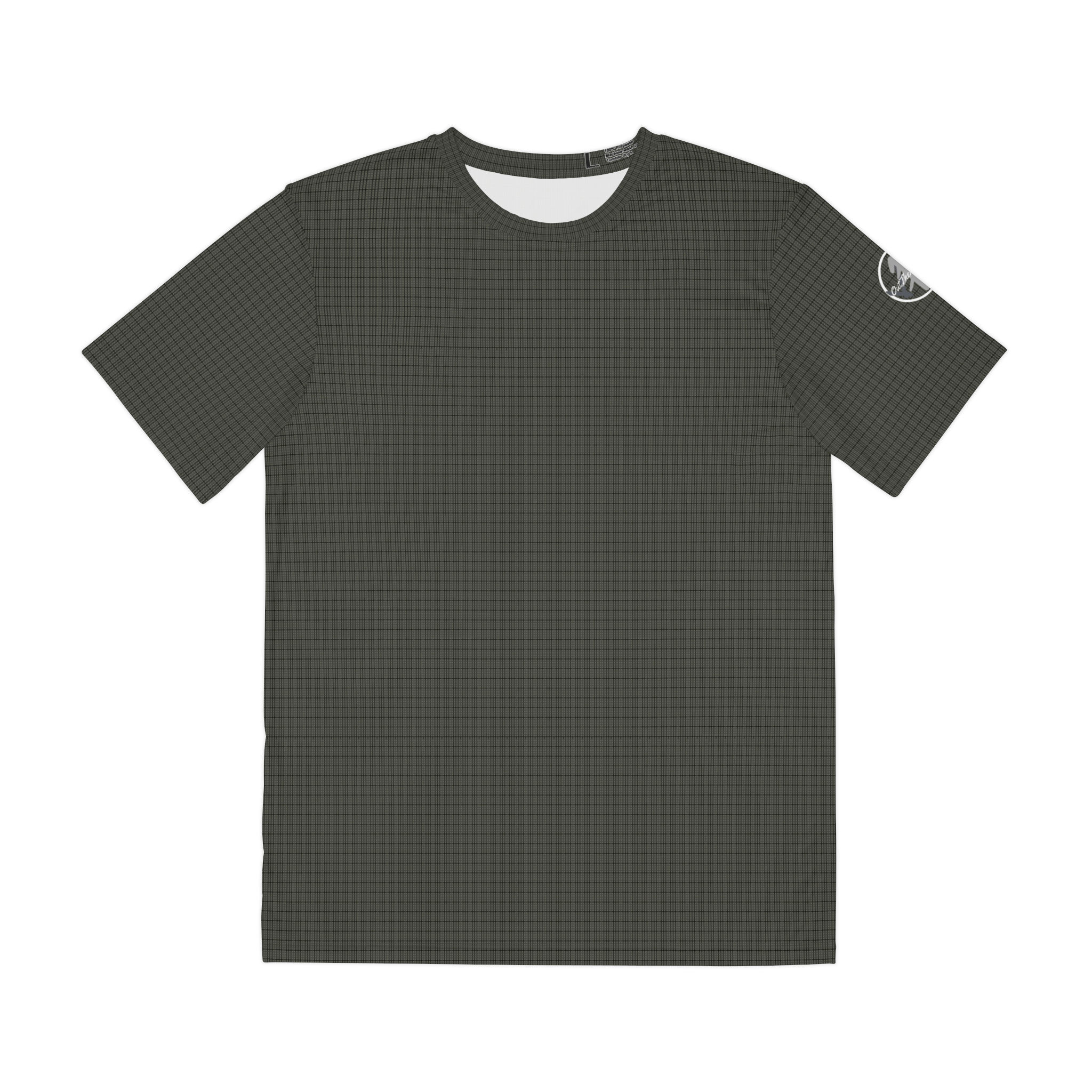 OutThere Wear Men's Poly-tek Tee - Dark Grid Bark