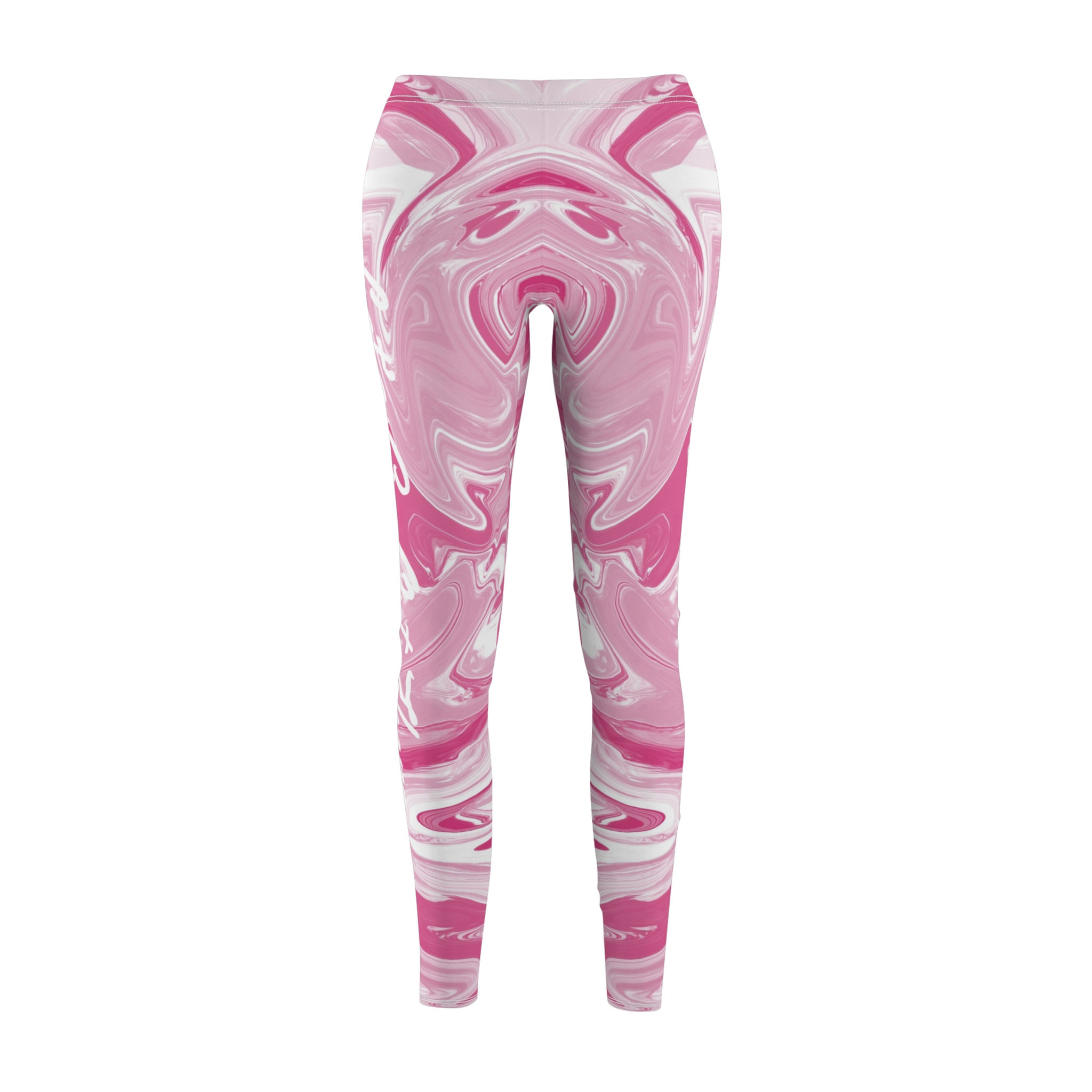 OutThere Wear Casual Leggings - Pink Twist LGOT