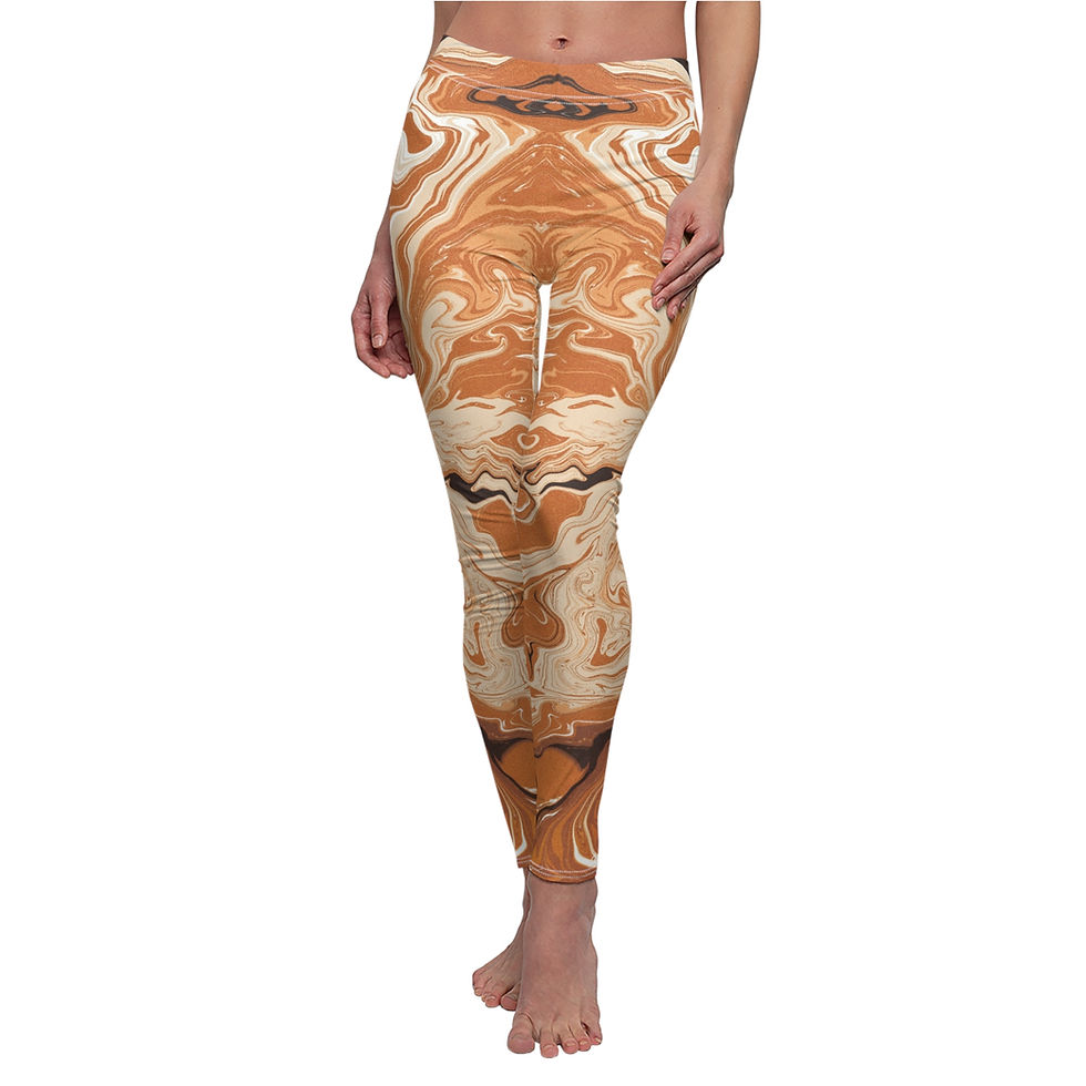 Thumbnail: OutThere Wear Casual Leggings - Hott Coco