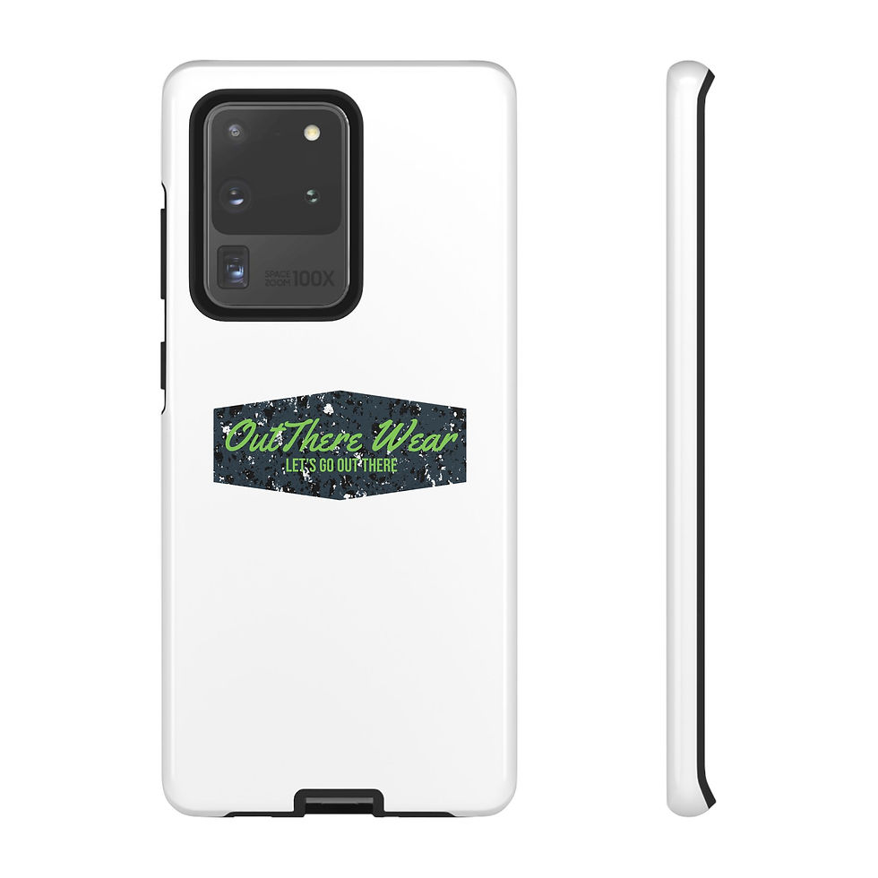 Thumbnail: OutThere Wear Tough Phone Case - White Badge