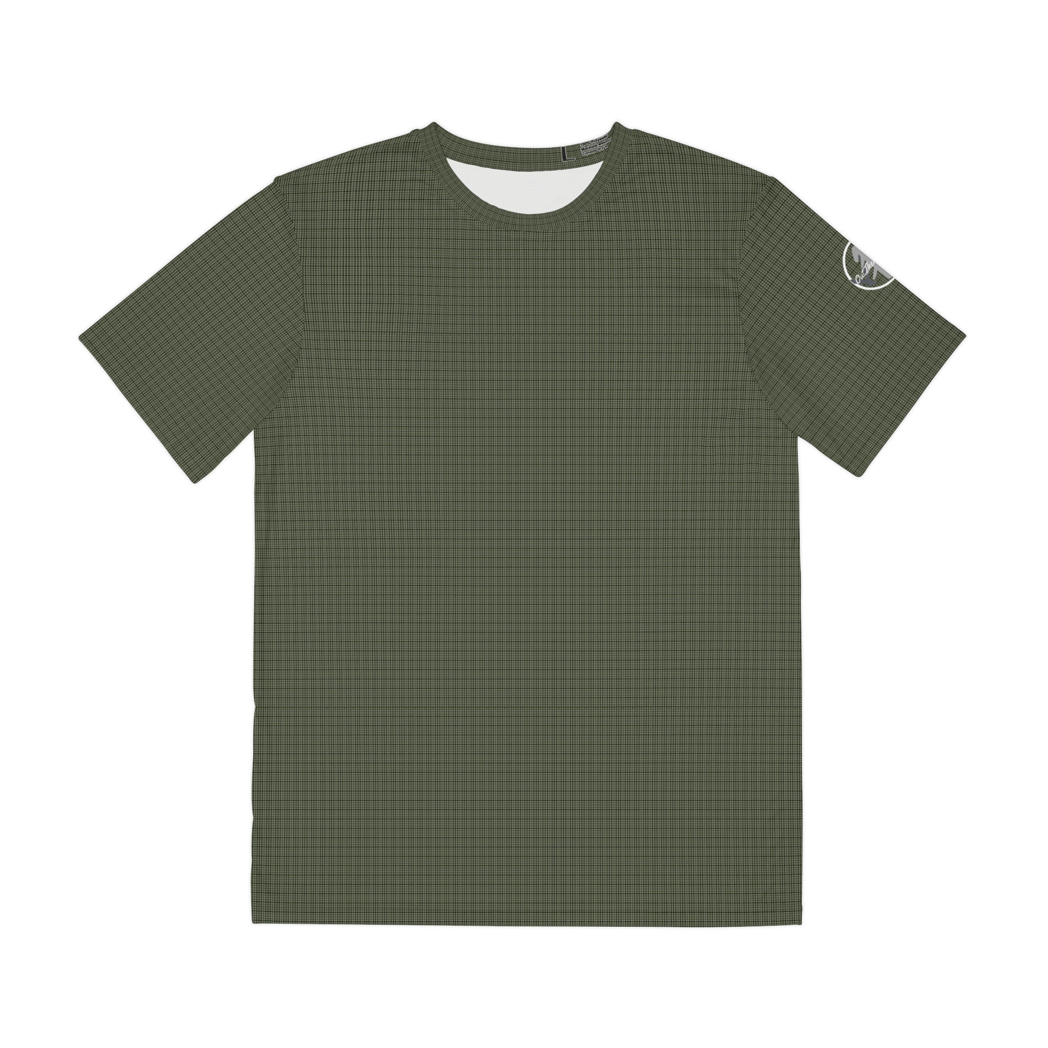 OutThere Wear Men's Poly-tek Tee - Dark Grid Finch