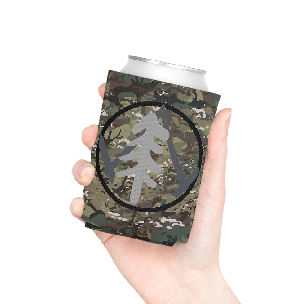 Thumbnail: OutThere Wear Camo Can Cooler - OTW Logo Camo