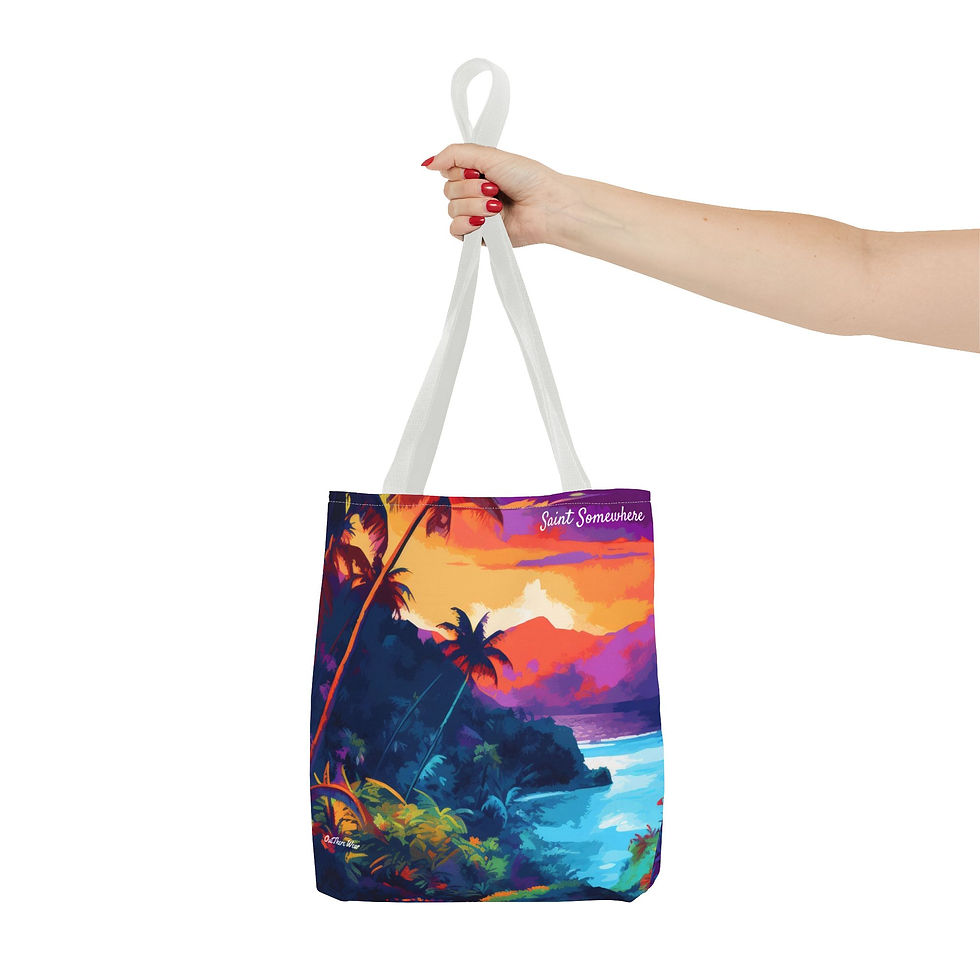 Thumbnail:  Live Cool Saint Somewhere Tote Bag - 820