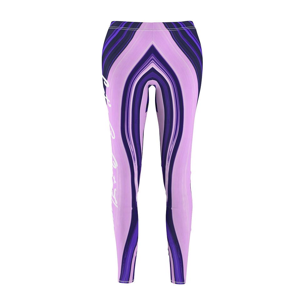 OutThere Wear Casual Leggings - Lavender Grape LGOT