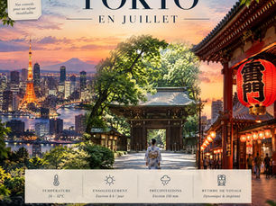 Guide voyage sur-mesure à Tokyo en juillet avec Léanïs Voyages, entre gratte-ciels illuminés et sanctuaires estivaux.