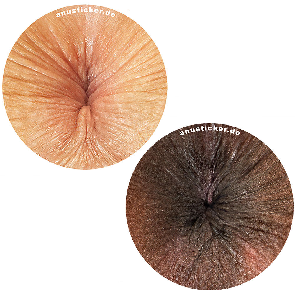 Anussticker "Wit & Zwart"