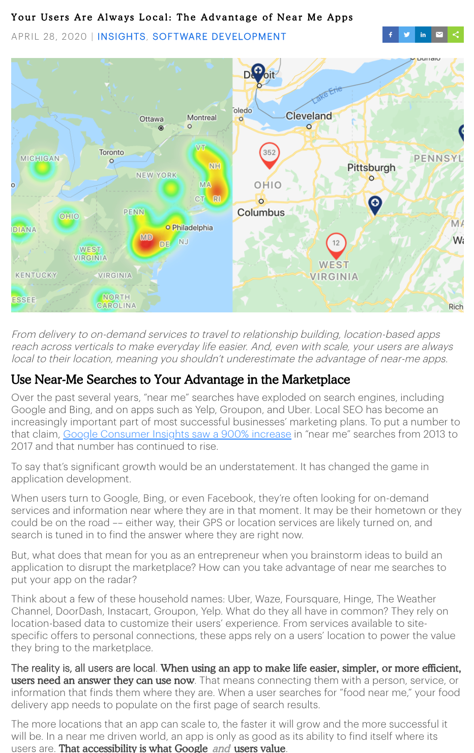Advantage of Location-Based Apps