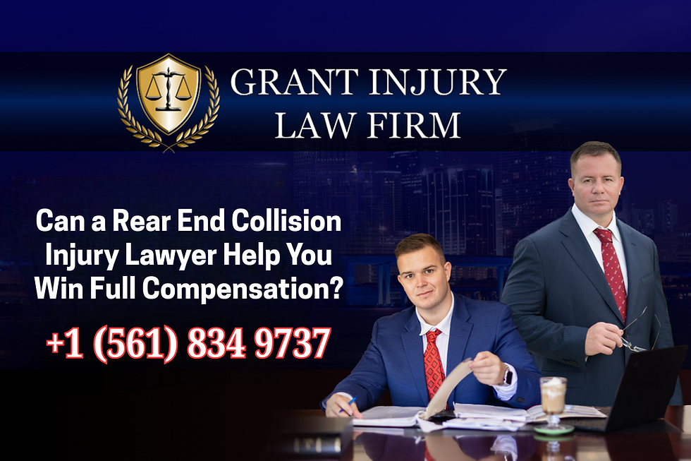 rear end collision injury lawyer