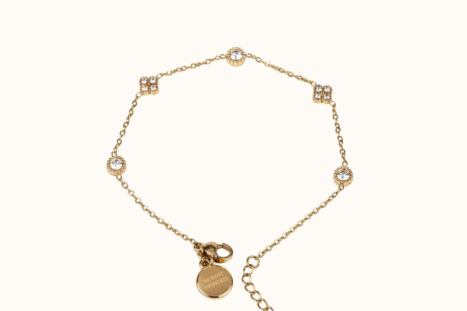 Bracelet – PVD Coated Titanium (Gold Tone) | Elise Bracelet 18 cm