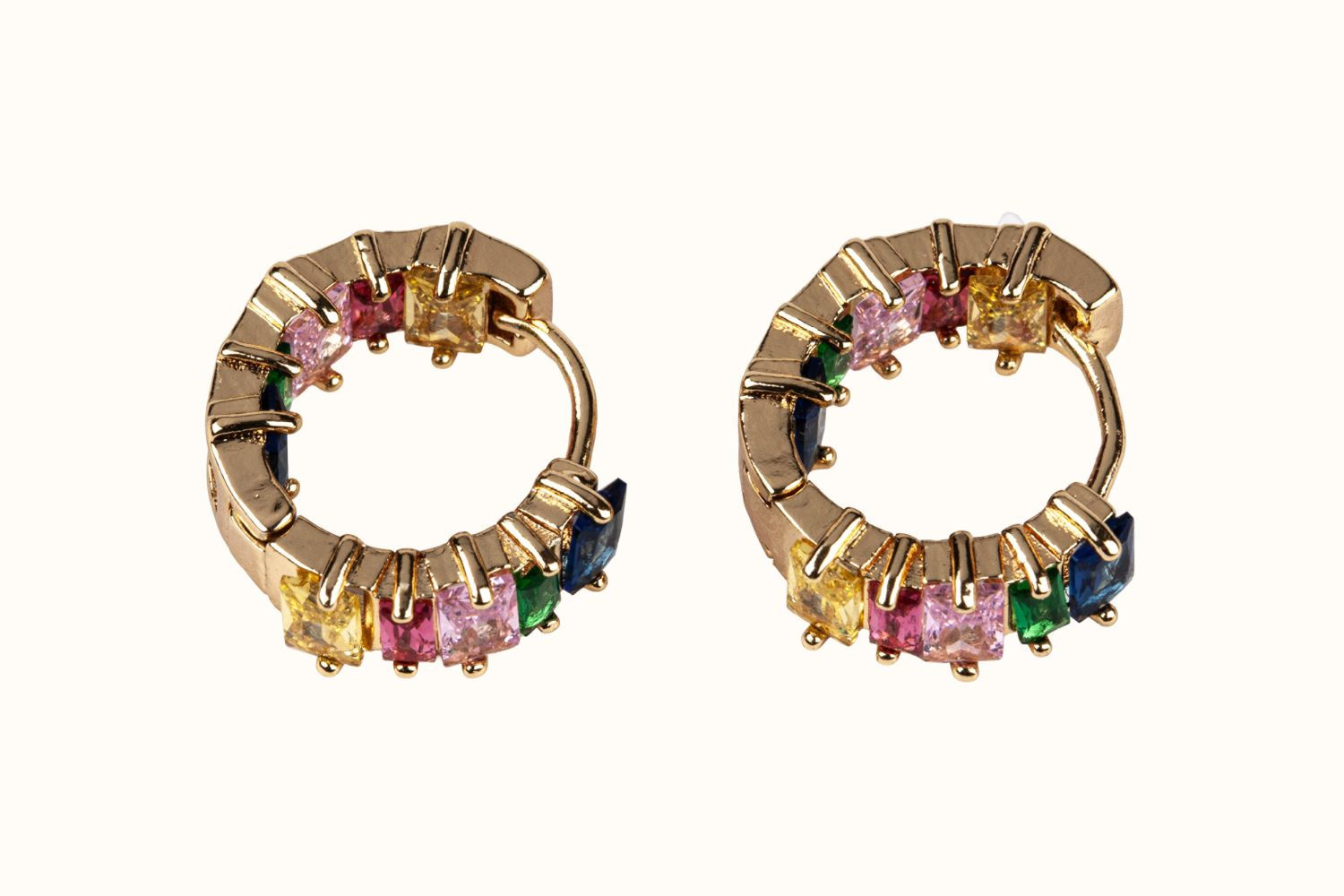 Hoop Earrings – PVD Coated (Gold Tone, Mix) | Ear 166