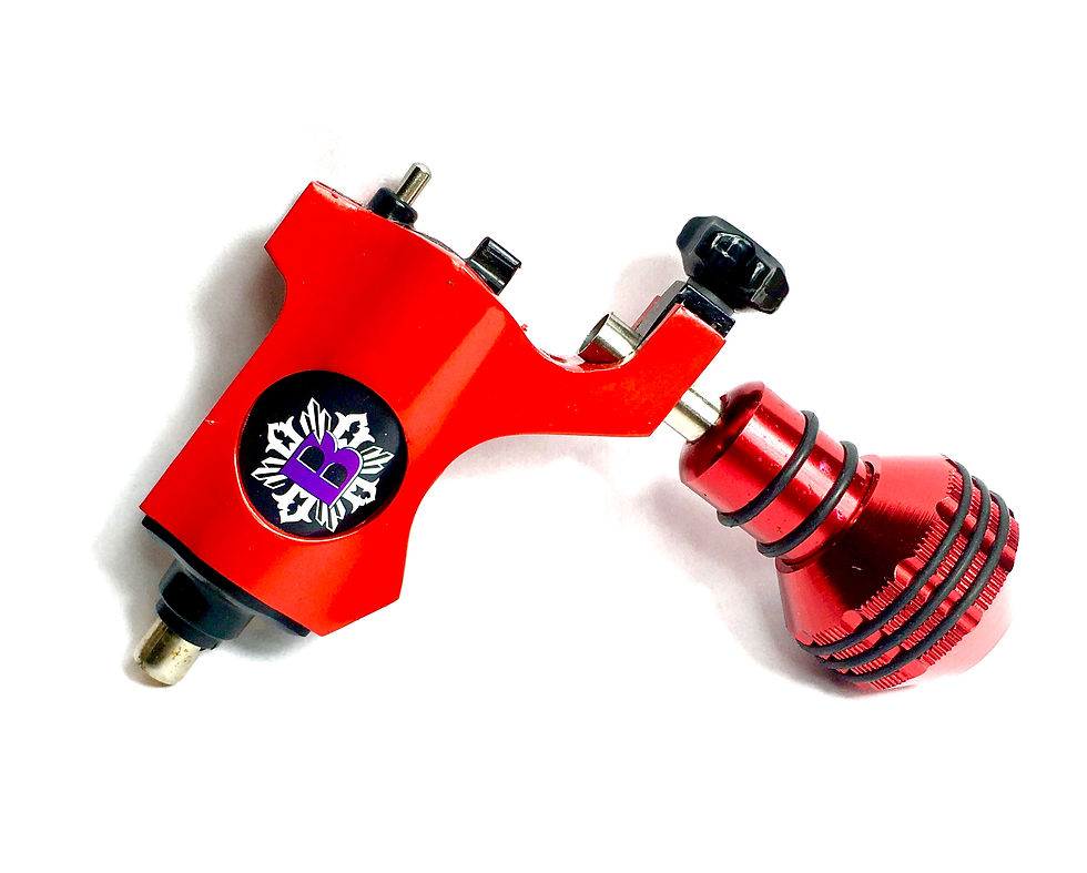 Miniature : tattoo machine rotative rouge