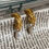 Thumbnail: 18K Gold Plated Natural Pearl Hoops Earrings