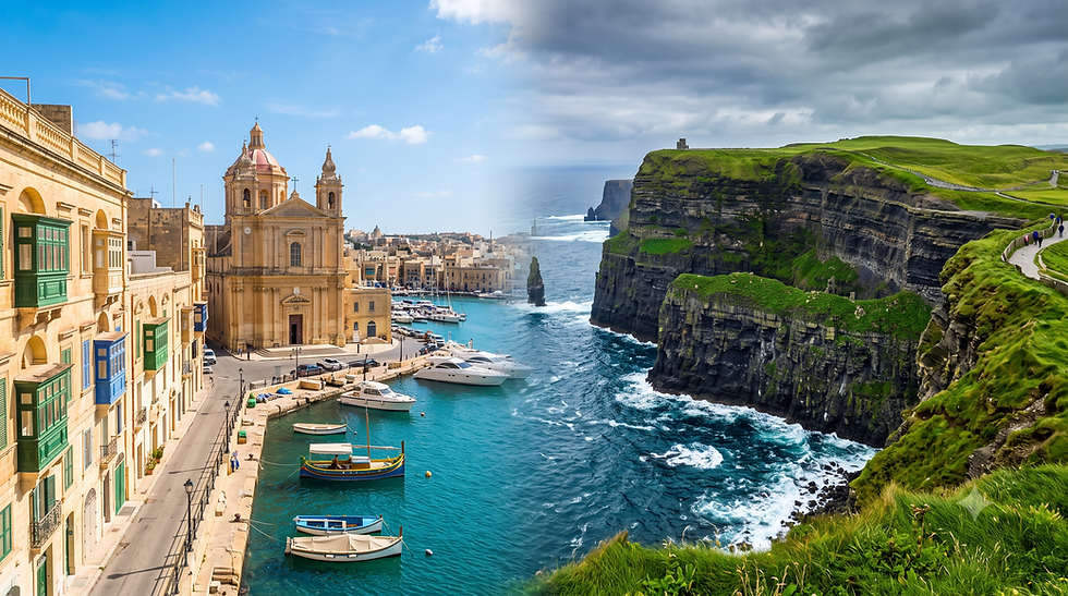 Malta ou Irlanda: qual destino combina mais com o seu intercâmbio?