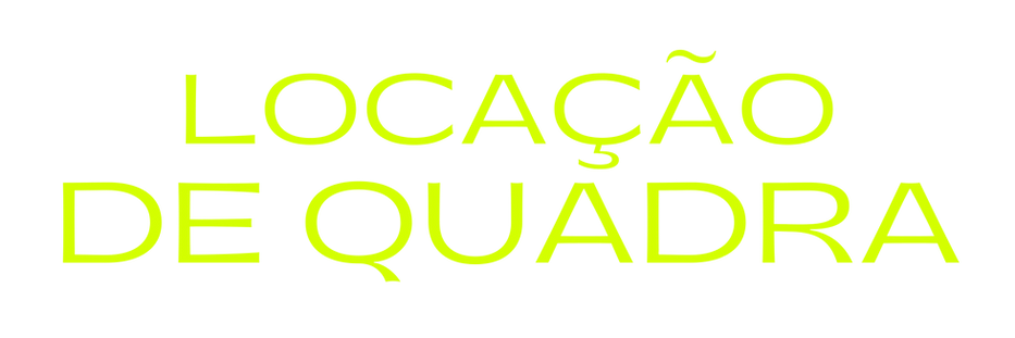 Locação de quadra