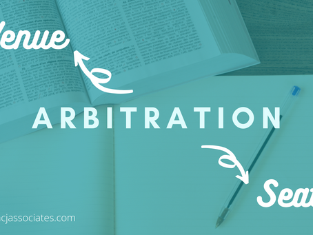 From ‘Venue’ to ‘Seat’ of Arbitration