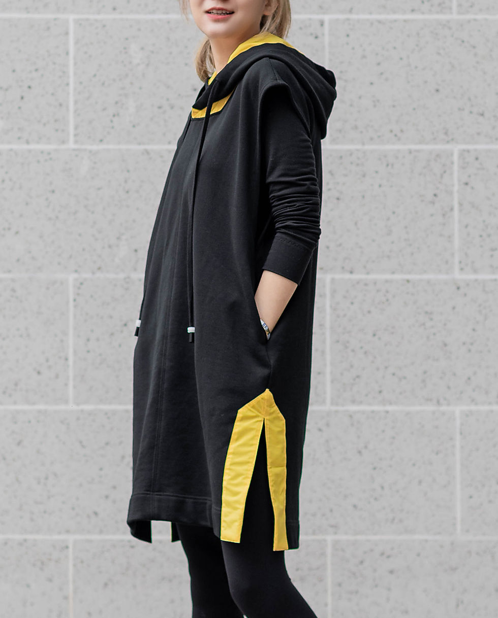 Thumbnail: Hybrid Hoodie Dress: Sporty Elegance in Motion