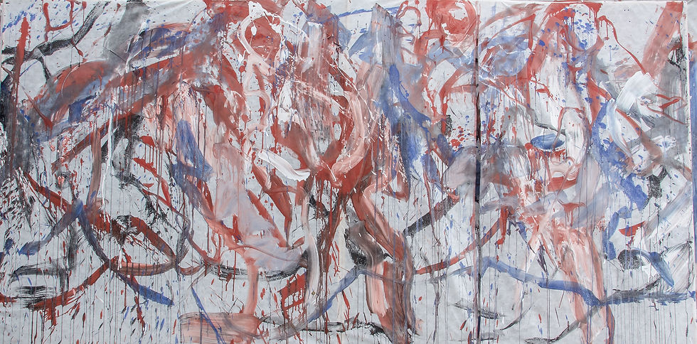 Rezonator zapis II 800cm X 200cm