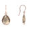 Thumbnail: Petite Drop Earrings Smokey Quartz Rosegold