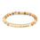 Thumbnail: "Love and Be Loved" Natural Stone Stretch Bracelet