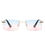 Thumbnail: Vibrante - Retro Tinted Flat Top Sunglasses