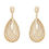 Thumbnail: Vortex Teardrop Earring Gold