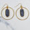 Thumbnail: Kenzie Circle Drop Earrings