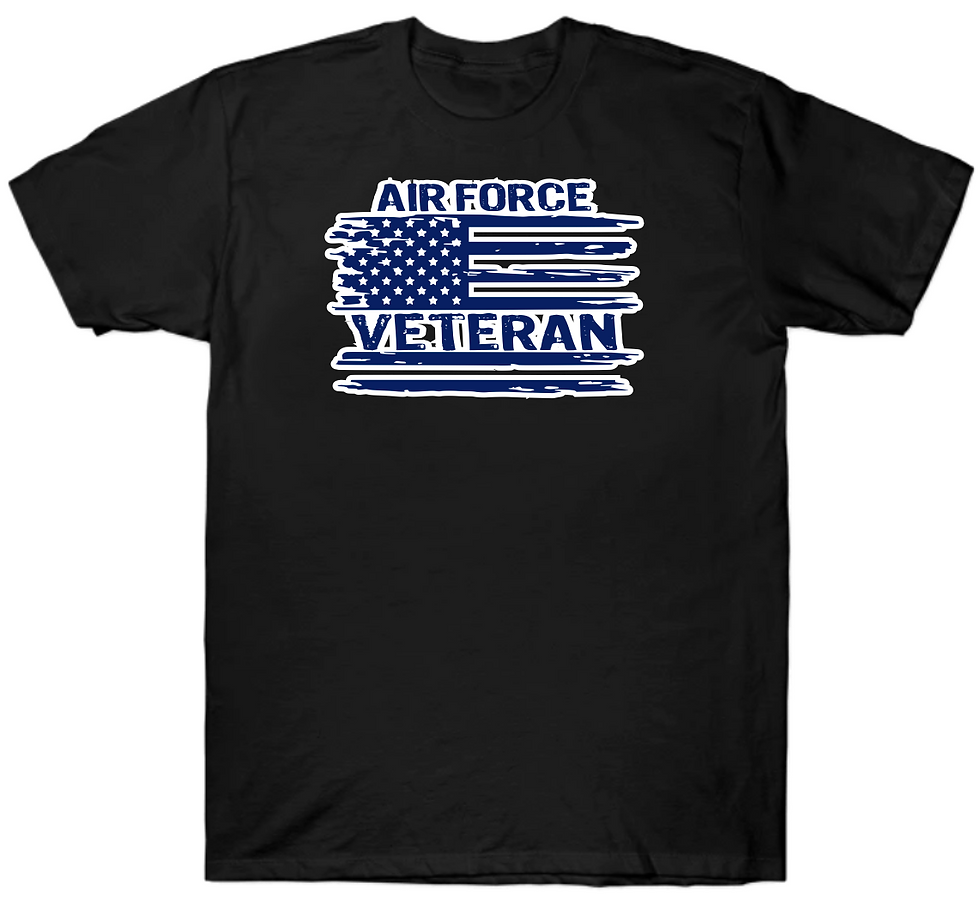 Thumbnail: Airforce veteran (flag) T-shirt