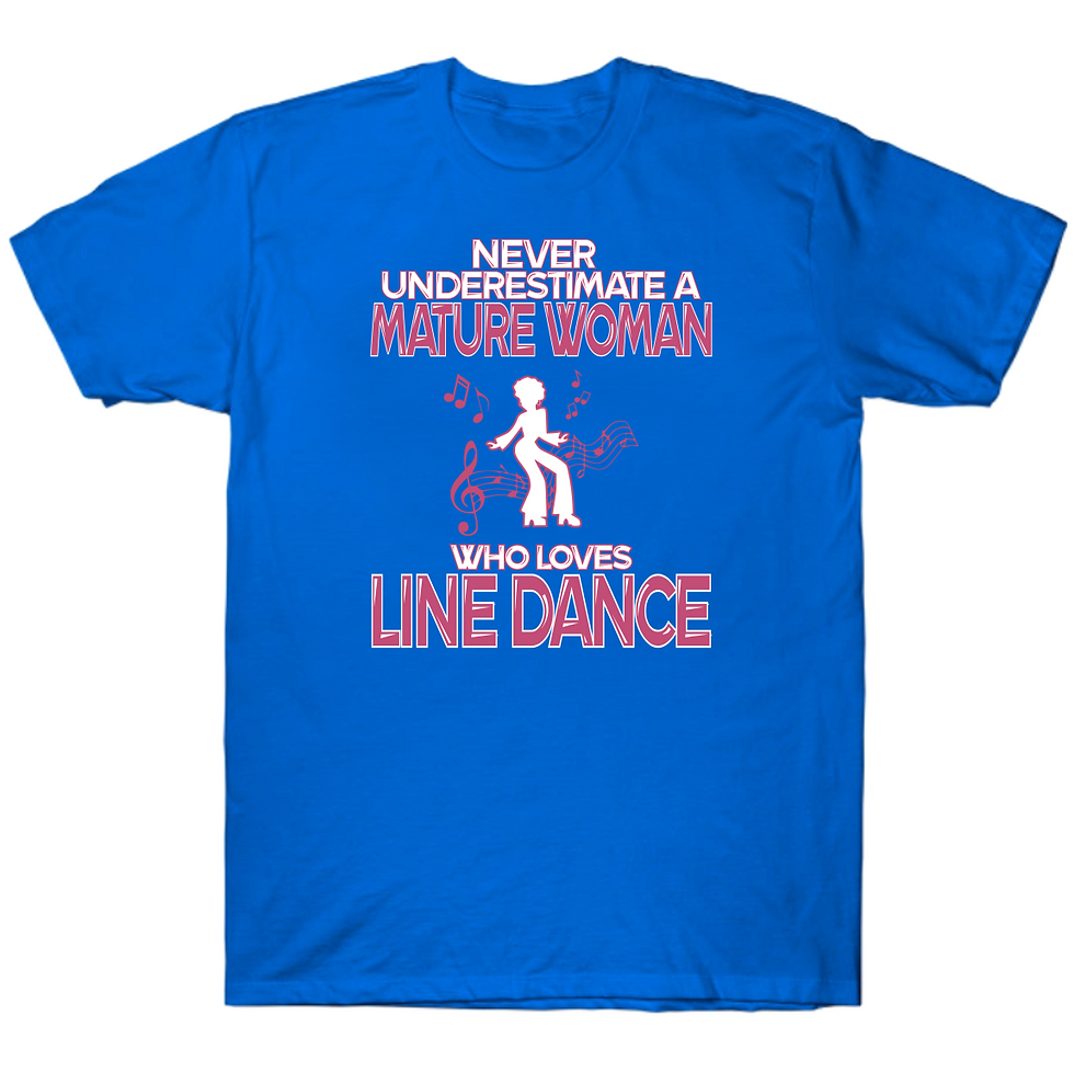 Thumbnail: Never underestimate a mature woman T-shirt