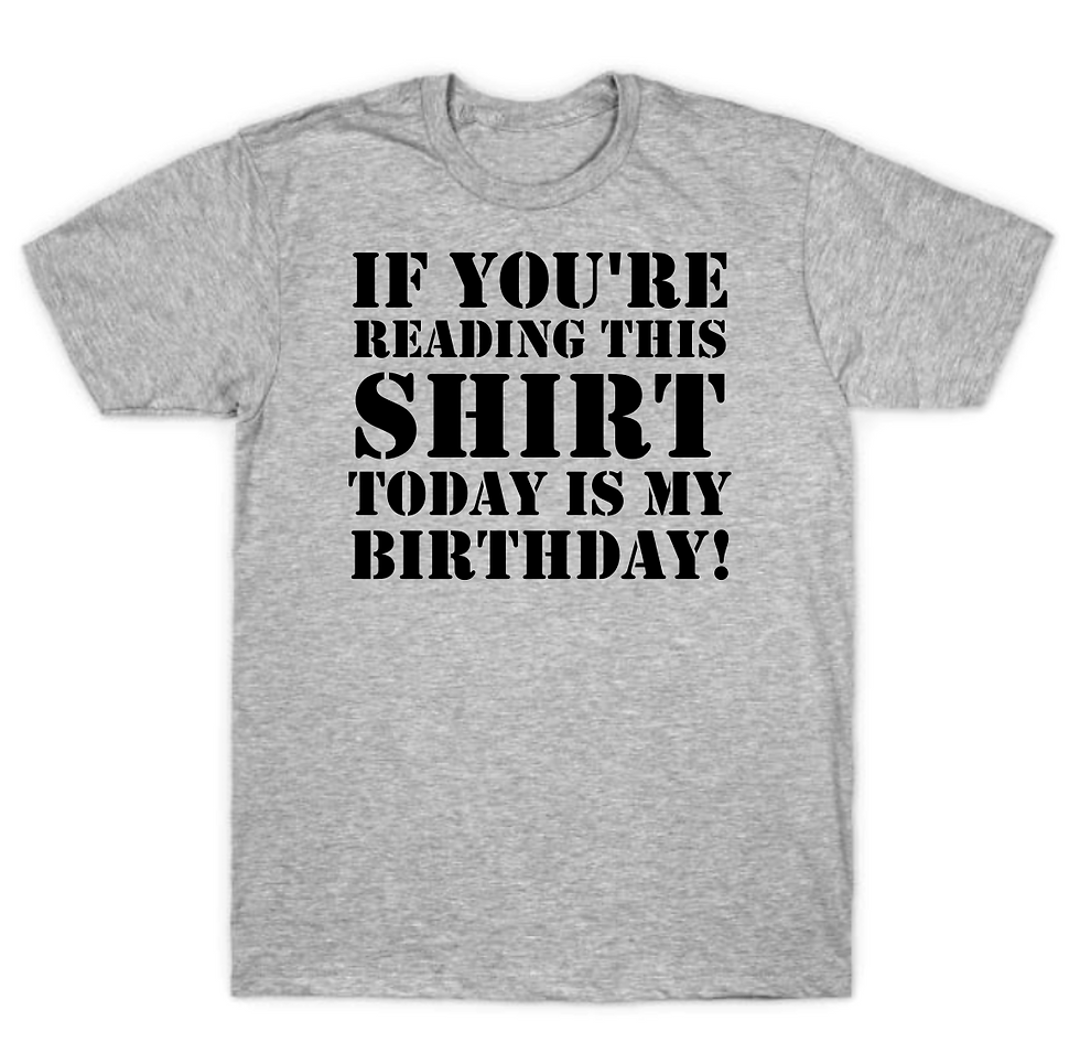 Thumbnail: Today is my birthday T-shirt