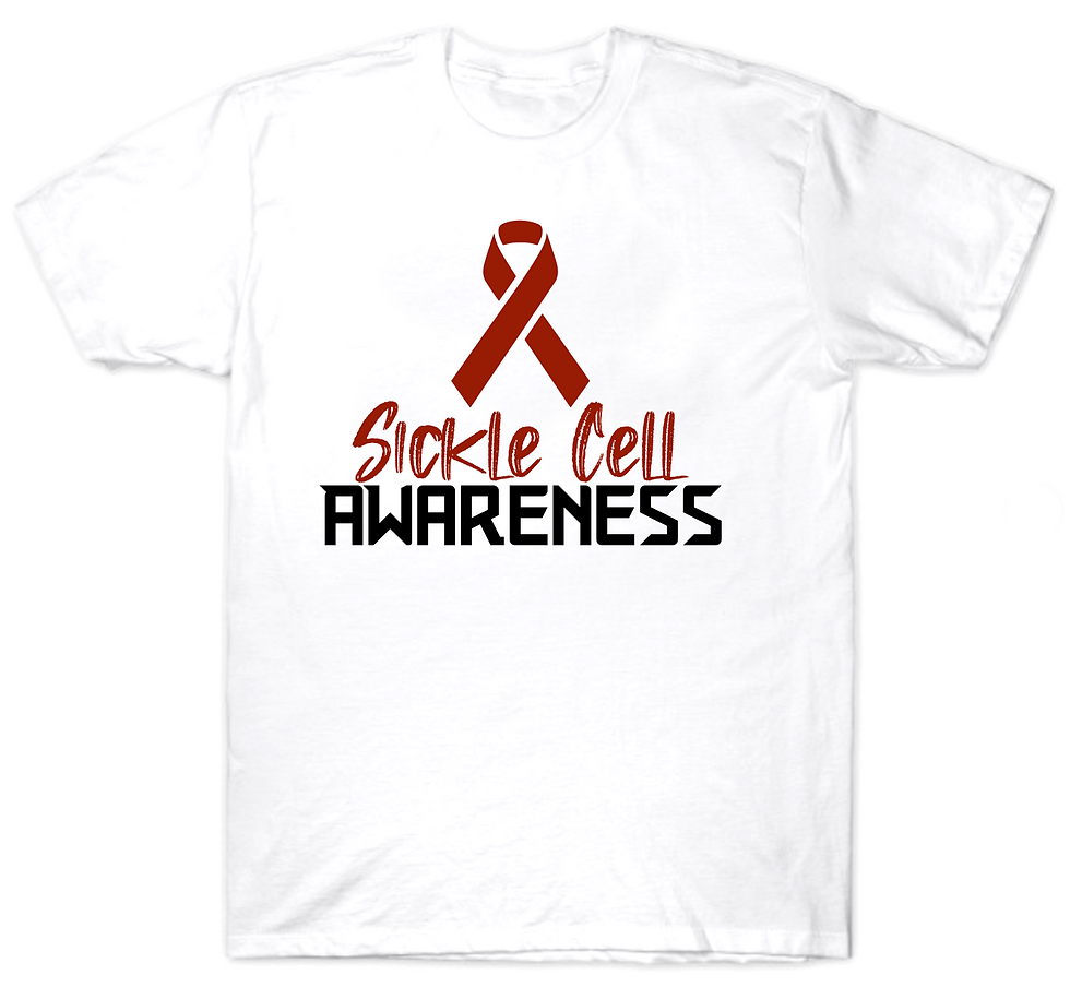 Sickle cell awareness T-shirt