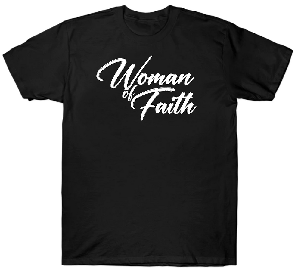 Thumbnail: Woman of faith T-shirt