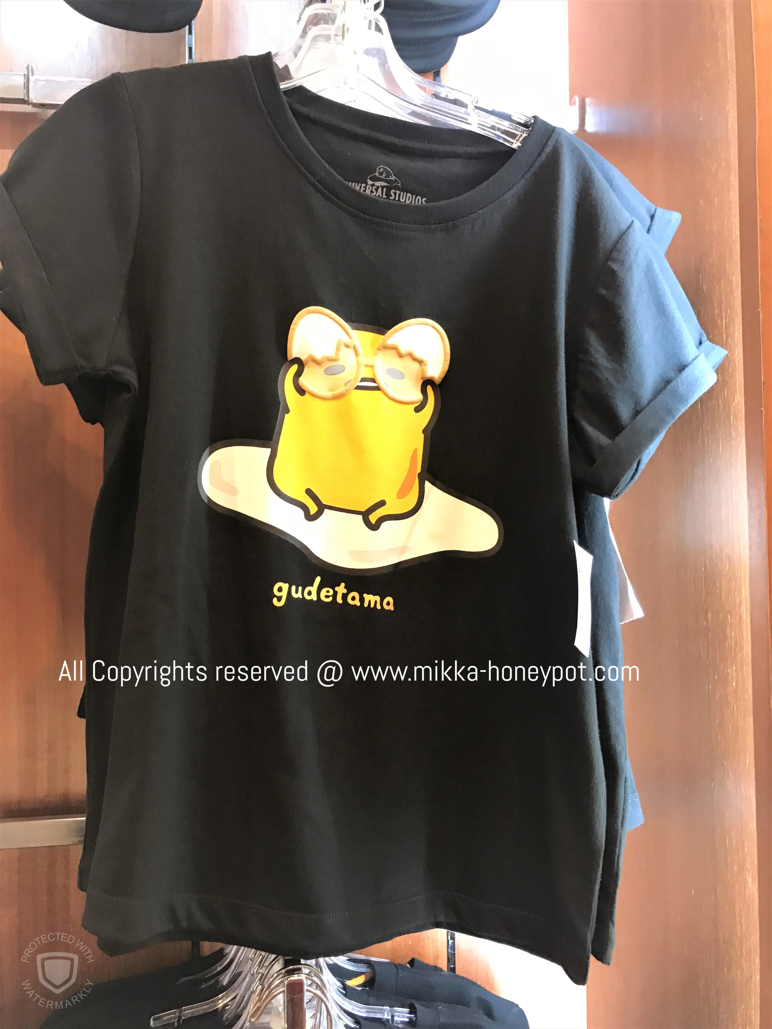 Wear Collection Gudetama Glasses Universal Studio Singapore Girl Teen T Shirt Mikka Honey Pot