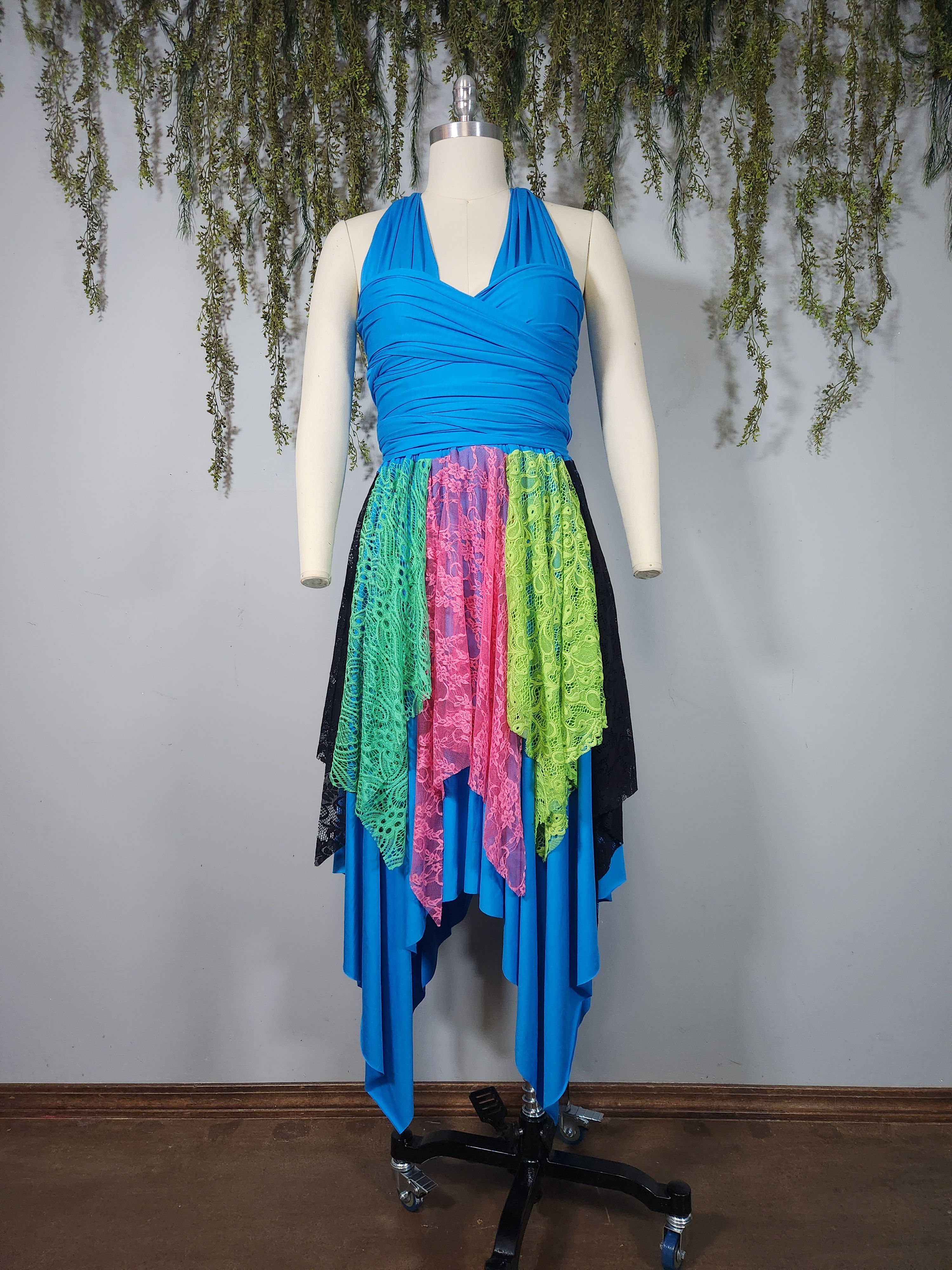 Twilight Beam Drawstring Pixie Dress