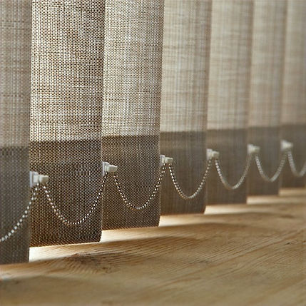 Fabric vertical blinds