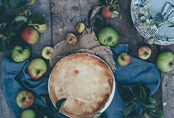 Apples and autumn seasonal ingredients