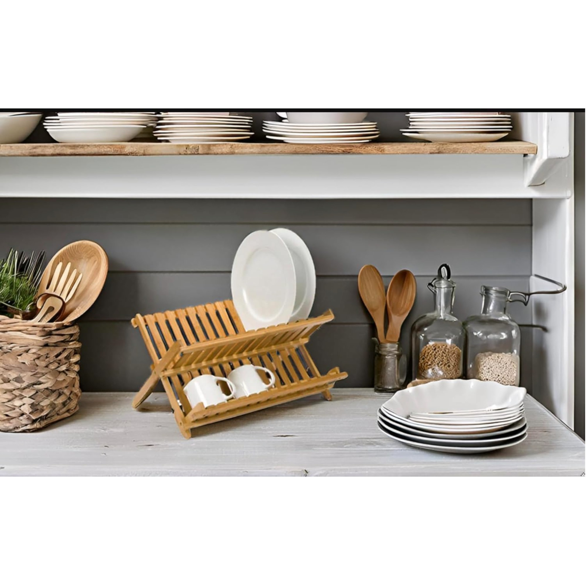 Bamboo Dish Rack