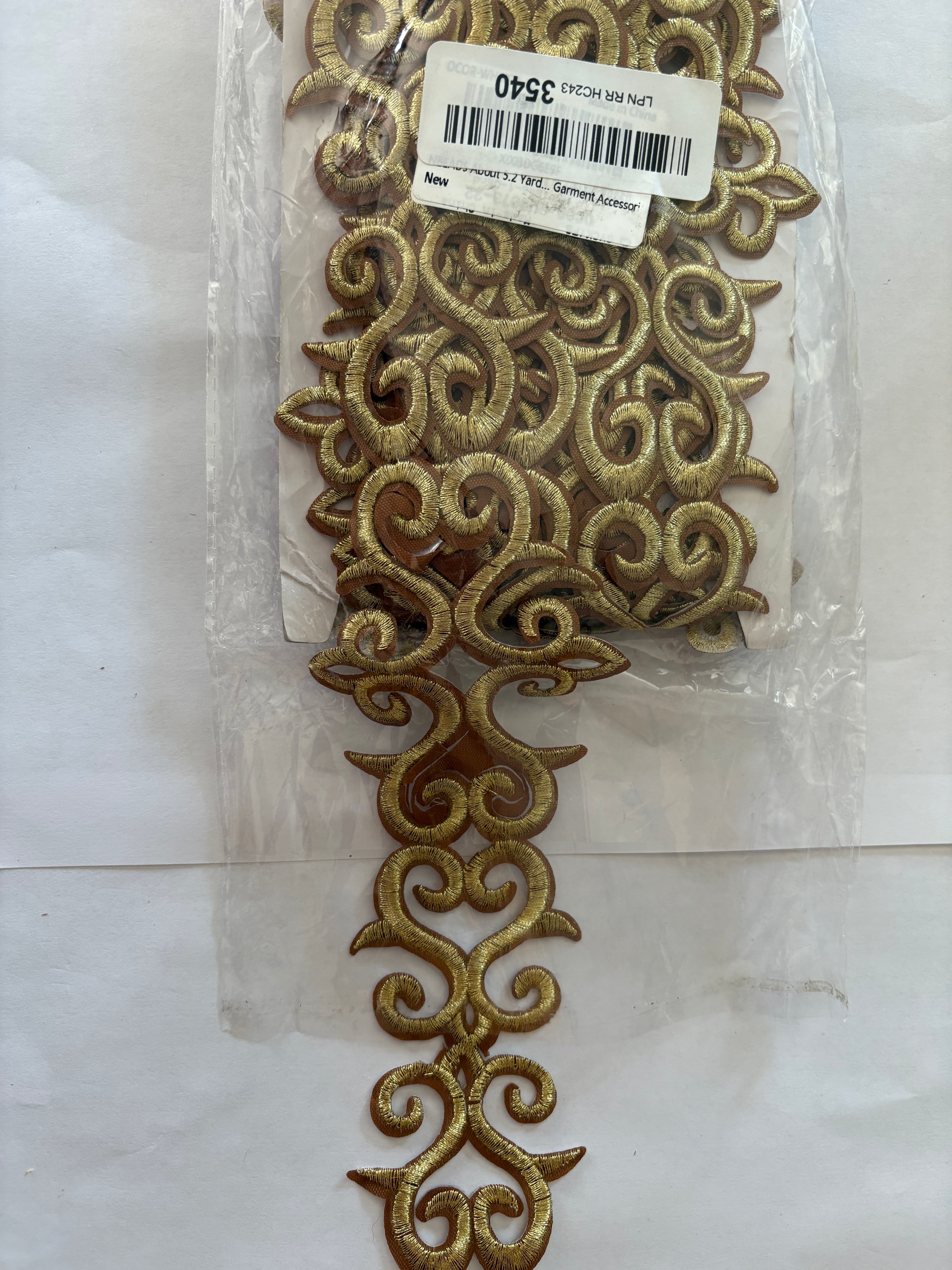 Embroidered Iron On Garment Accessory