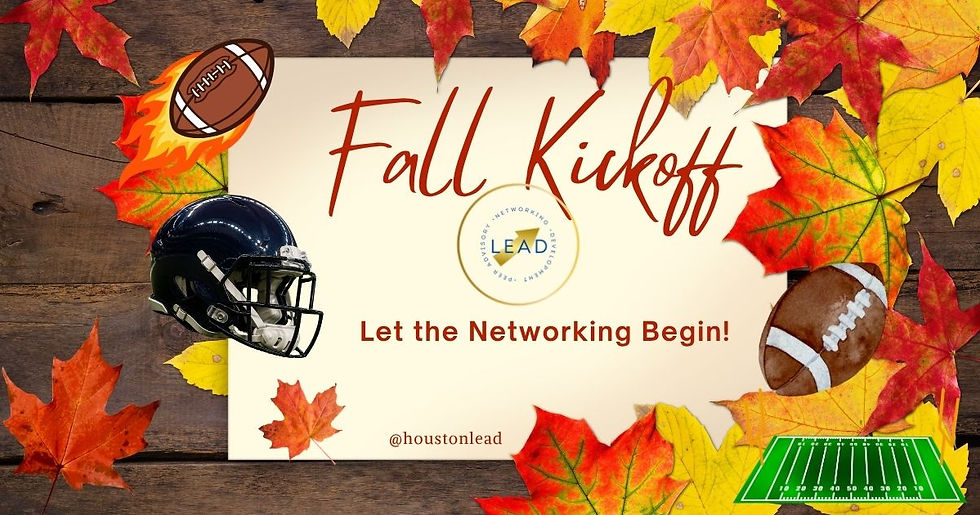 Houston LEAD Fall Kickoff Luncheon