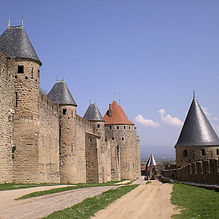 Remparts et tours de la Cité médiévale de Carcassonne