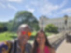 In front of the Schonbrunn Palace.