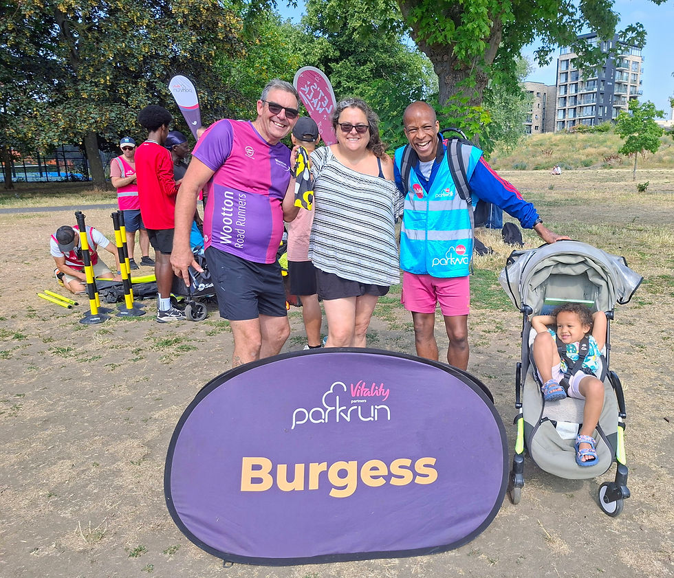 Burgess parkrun, July 2026. 