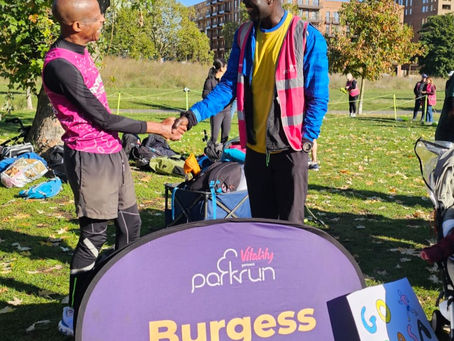 Geoffrey’s inspiring running journey! - Burgess parkrun #545 - 14/12/24